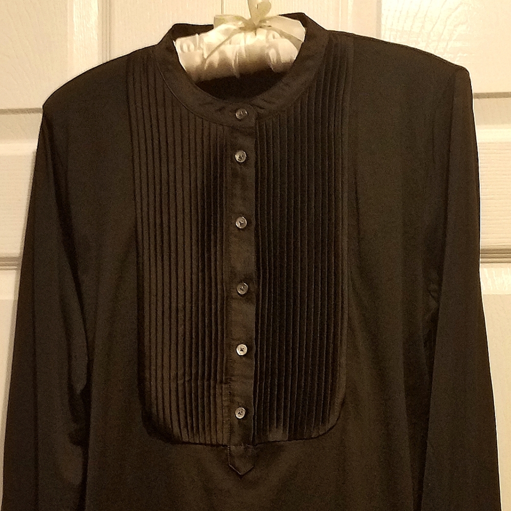 J. Crew Women's Tuxedo Style Shirt